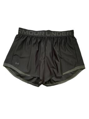 Under Armour Black Athletic Shorts Moisture-Wicking Elastic Waistband - …